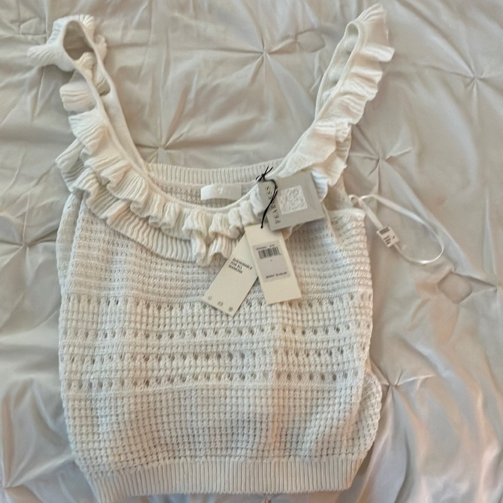 Knit tank top
